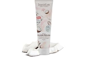 Jean & Len Krämig duschpeeling Kokos & Sandelträ, vegan, 125 ml