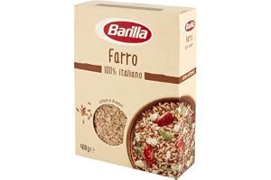 Barilla Farro 100% italiensk mat Läcker, hälsosam och kostfiber källa medelhavskök 400g