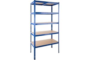 TecTake Etagère de Rangement, Etabli d'Atelier Métallique Murale à Charge Lourde en Acier - Divers Modèles - (Type 3 | n° 402715-3)