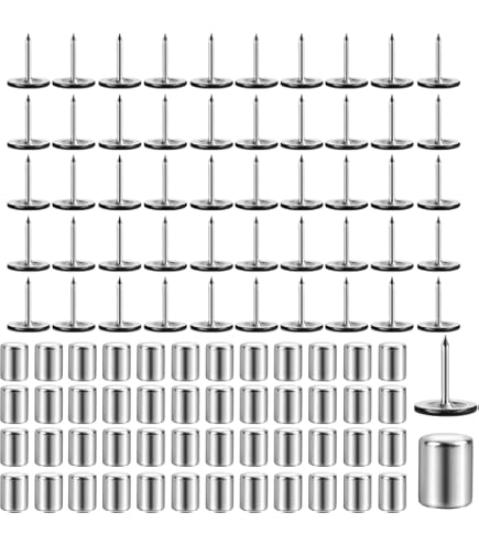 Punaises plat - set 240x - gekleurd - voor prikbord