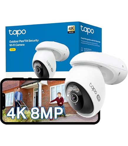 TP-Link 防犯カメラ Wi-Fi Tapo C425 TP-Link Tapo C425 Security Camera, Outdoor, Indoor, Magnet, WiFi