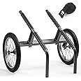 Morohope Kayak Beach Cart, Width Adjustable 6.3"-18.7" Universal Canoe Dolly Heavy Duty Kayak Trolley with 16" Wheels, Sturdy 330 Lb Weight Capacity