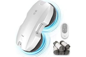 ‎FMART Fmart Fensterreinigungsroboter Automatischer Fensterreinigungsroboter mit Ultraschallspray und Steuerung über Fernbedienung für Innen- Außen- Hochhaus- Fenster- Decken (T8)