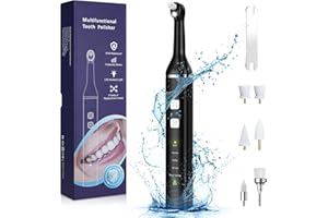 Coikes Kit de Blanchiment des Dents Électrique 5 Modes Blanchiment Dentaire Rechargeable par USB Polisseuse Dentaire Polisseuse à dents pour le blanchiment des dents et le nettoyage quotidien