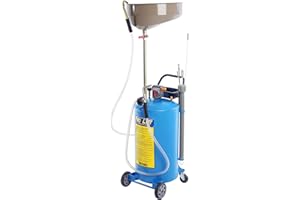 Pro-Lift-Werkzeuge Ölauffangwagen 65 Liter pneumatisch Ölabsauggerät Altöl-Auffanggerät inkl. 6 Stück Absaugsonden