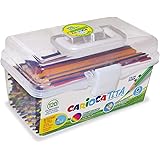 Carioca Valigetta TITA | Matite Colorate e da Disegno, Scatola Portatile di Matite in Resina Esagonali con Mina Super Resiste