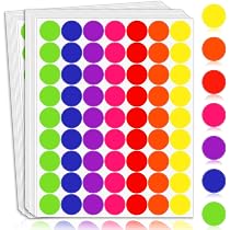 5940-Pack 1/4 Inch Colored Dot Stickers - 15 Colors, Round Labels For Coding, Organizing, Planners & DIY Crafts - View #12