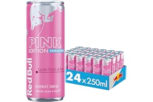 Red Bull Energy Drink, Gusto Frutti di Bosco, 250 ml (24 Lattine)