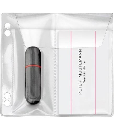 Veloflex 2259000 - Custodie Porta-CD Autoadesive In Plastica, Per 1 CD, Confezione Da 10 Pezzi, Per Montaggio Posteriore