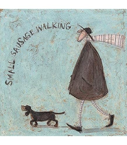サムトフトTHE MARCH OF THE SAUSAGES 絵画 Sam Toft (The March of the Sausages) Canvas Print : Amazon.co.uk