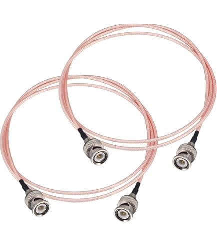 Superbat Korte SDI-kabel 3G HD 60 cm dunne SDI-kabel RG179 (zwart) patch BNC -stekker naar stekker 75 ohm voor oscilloscoop-analysator camera's HD-SDI audio video camera (2 stuks