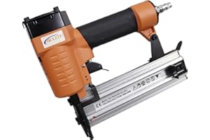 ORAZIO Brad Nailer 50mm 18 Gauge Professional Pneumatic Nail Gun, Lightweight with Safety Switch, for Home Upholstery Carpentry and Woodworking 215045