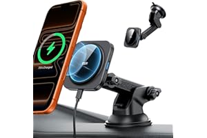 ESR für Magsafe Autohalterung mit Ladefunktion, Armaturenbrett Handyhalterung Auto Ladegerät, Magnet Kabellose Handyhalterung Auto mit Ladefunktion für iPhone Air/17/16/15/14/13/12, S25, Schnellladung