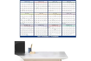 2026 Årskalender Agenda, Vikbar Rumsdekor & Månadsplanering | Raderbar Väggkalender För 2026 För , Kontor, Skola, Klassrum, H