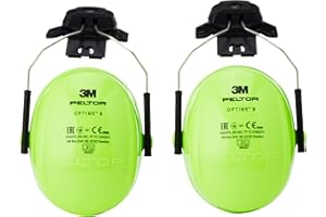 3M H520P3E-467-GB Cuffie Protettive con Attacco per Elmetto, 30 dB