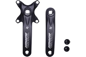 PROWHEEL Bike Crank Arm,One Pair Universal 152MM/160MM/165MM/170MM/175MM BCD 104MM Square Hole Bike Crank Arm for City Bike,Road Bike,Folding Bike,Mountain Bike,Ebike