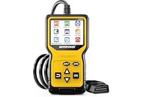 MOTOPOWER MP69033 Pro OBD2 Scanner Code Reader Check Engine Fault Light Diagnostic Scan Tool with Battery Tester