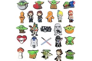 BSNRDX Cartoon Shoe Charms Clog 25 Pieces Animes Croc Charm Cartoon Shoes Decorations Charms for Clog Shoes Cute Shoes Decoration Charms for Boys Girls Kids