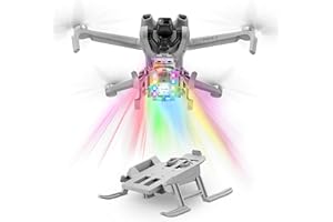 STARTRC Mini 3 Train d’atterrissage pliable jambe allongée avec flash Trains d’atterrissage pour DJI Mini 3 Accessoires (uniquement pour Mini 3)