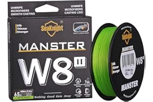 SeaKnight W8 II 8 Fili Lenza da trecciato X9 9 fili 150M/300M/500M Filo da Pesca alla Carpa Acqua salata 15-100LB