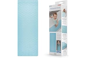 REER MyHappyBath Mat XL – mata do wanny dla niemowląt, powierzchnia antypoślizgowa z motywem wielorybów, 97 x 36 cm