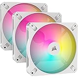 Corsair iCUE AR120 RGB Digital 120mm Compatibile con ARGB Ventole - Confezione da Tre - Bianco