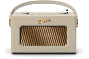 ROBERTS RADIO Roberts Revival Uno BT Dab+/FM/Bluetooth Radio Portable Radio réveil, Crème