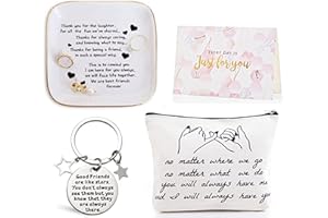 Titanape Best Friend Birthday Gifts for Women, Gifts for Best Friends Women, Unique Ring Dish Gift Baskets Sets for Her, BFF, Bestie, Sister