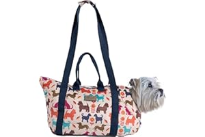 bo&flash Portland Marielle Dog Carrier - 44 x 26 x 32 - Dog Bag for Small Dogs up to 7 kg - Comfortable & Stylish Dog Bag - Dog Transport Bag Washable & Sustainable