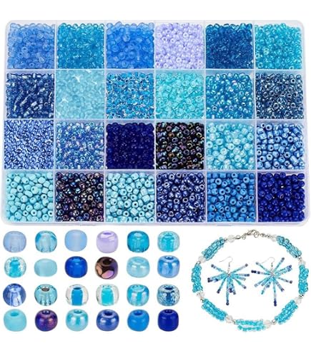 Kit De Perles De Verre Bleu Violet – 944 Pièces, 18 Couleurs, 8 Mm, Accessoires Bijoux DIY Pour Colliers, Bracelets, Créations Manuelles