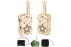 DIY Walkie Talkie byggsats för barn 8–13 år, elektronisk byggsats, STEM, pedagogisk leksak, radio för gör-det-själv, vetenskap, experimentgåva för pojkar och flickor