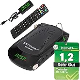 [ Test SEHR GUT, Note 1.2 *] Zehnder HX 2600 Mini Digital Sat Receiver mit Aufnahmefunktion, HD fähig, für Satellitenschüssel