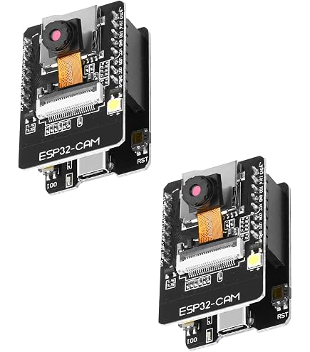 ESP32-CAM Ontwikkelingskaart – 2 Stuks Met OV2640 Camera – WiFi + Bluetooth – 8MB PSRAM – Micro-USB – Voor Beeldverwerking, Bewaking En IoT-projecten