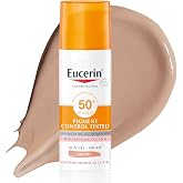 Eucerin Sun Pigment Control SPF 50+ with Medium Tone Color (50ml), SPF 50+ Sun Face Cream with UVA/UVB Filters, Anti-Blemish