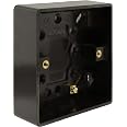 2Gang 2Way 10Amp Wall Switch In Vintage Period Style Bakelite Dark