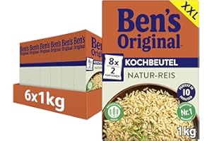 ‎BEN'S ORIGINAL BEN'S ORIGINAL™ Natur-Reis im Kochbeutel 6x1kg