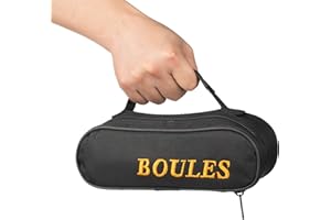 ‎TOFERN Tofern Schön Boule Tasche für 3/6/8 Kugeln aus Premium Nylon&Oxford für Outdoor Spaß, Boules Handtasche Ohne Boule