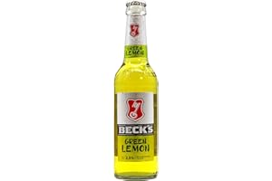 ‎BECK'S Beck's Green Lemon Flaschenbier, MEHRWEG (24 x 0.33 l) im Kasten, Biermischgetränk - Radler - Alster