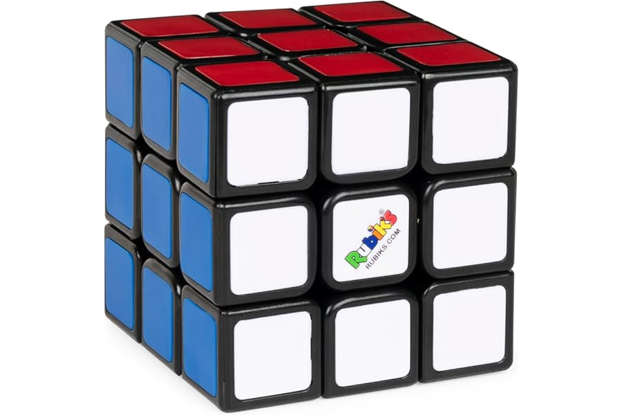 Rubik’s Cube, The Original 3x3 Colour-Matching Puzzle Classic Problem-Solving Challenging Brain Teaser Fidget Toy, for Adults and Kids Ages 8 and up