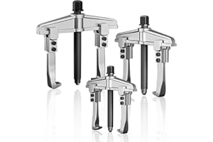 ‎XIIW 3-tlg Universal Abzieher 2 Armig, Spannweite 40-150mm, Einstellbar Lagerabzieher Parallelabzieher 110-170mm Tiefe, Klauenabzieher Kugellagerabzieher, Ausdrücker Abzieher Werkzeug 4“/6”/8“