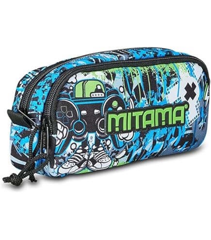 Astuccio In Silicone Mitamini Animals | Con Zip | Color Blu | Per Scuola E Tempo Libero | Bambini E Ragazzi - Foto 12