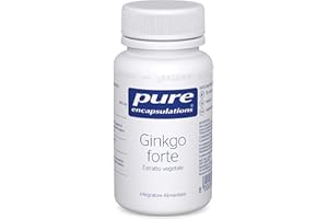 Pure Encapsulations - Ginkgo Forte Estratto Vegetale 160mg - Integratore Alimentare Fitonutriente con Estratto di Ginkgo Biloba - 30 Capsule