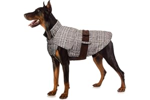 Buddypuppy Manteau Chiens,Vetement pour Chien avec Sangle arrière réglable,Manteau Chien Hiver pour Chiens Moyens et Grands,2XL