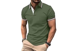 zitysport Poloshirt Herren Kurzarm Shirt Atmungsaktives Golf Polo Shirt Männer Sommer Shirts Sport Basic Slim Fit Tshirt mit Brusttasche Polohemd
