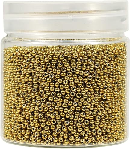 Perline di semi Rocailles da 20 grammi 11/0, Crystal Magic Yellow Brown (22000), vetro ceco Preciosa Ornela (11SB233-20g) - Italia Perline di semi Rocailles da 20 grammi 11/0, Crystal Magic Yellow Brown (22000), vetro ceco Preciosa Ornela (11SB233-20g) - Italia