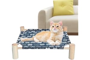 JYUHA Letto di raffreddamento per gatti, Letto di raffreddamento rialzato per cani di piccola taglia per l'estate, Letto amaca per cani e gatti, letti per gatti per gatti da interno, mobili per Jeciy-it