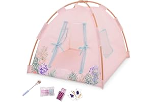 Our Generation - Nuits de Camping - Tente de poupée - Jouet de Camping - Accessoires pour poupées de 46 cm - Jouer à Faire Semblant - 3 Ans et +