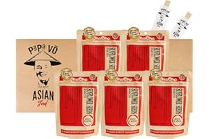 ‎PAPA VO 5er Pack (5x228g) Cha Cha Geröstete Sonnenblumenkerne SPICY Geschmack (Papa Vo®)