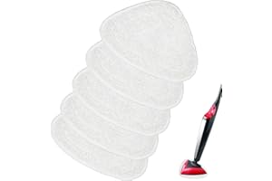 GFRED 5 Pcs Steam Mop Replacement Pads Microfibre Triangle Compatible With Vileda Steam Cloths Mop Machine Washable and Reusable