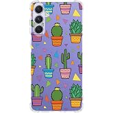 PrintiFy Samsung Galaxy A54 Uyumlu Water Color 4 Baskılı Şeffaf K&ouml;şe Korumalı Antişok Kılıf